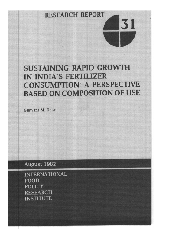 Sustaining rapid growth in India's fertilizer consumption
