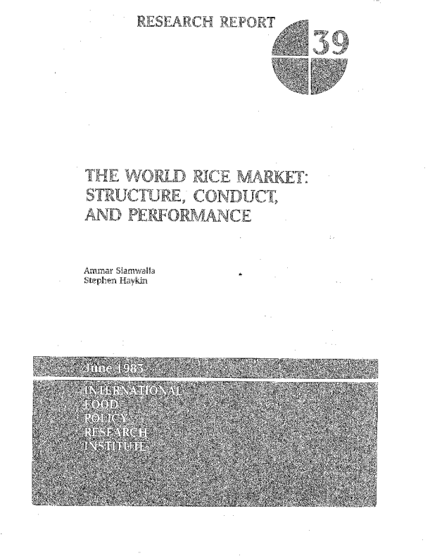 The world rice market