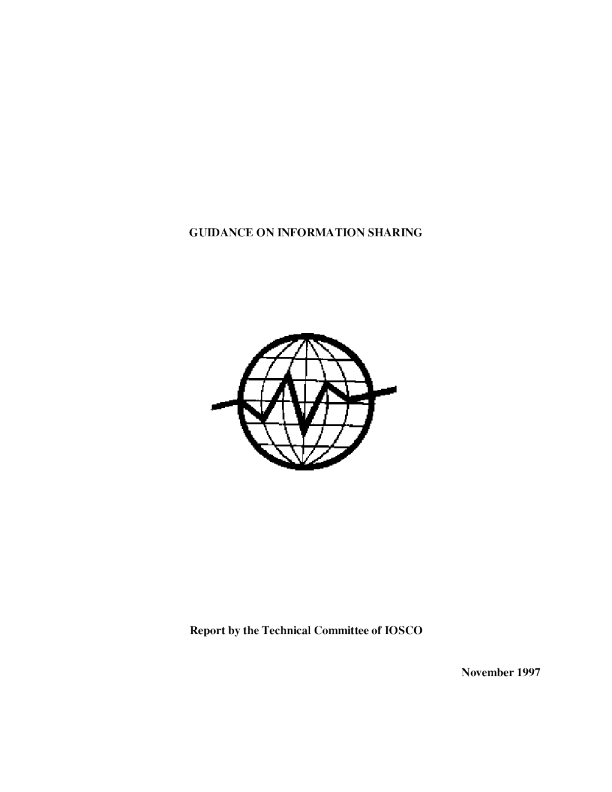 Guidance on Information Sharing