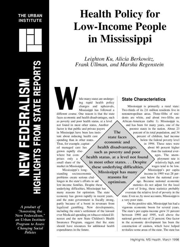 Health Policy For Low Income People In Mississippi Highlights From health-policy-for-low-income-people-in-mississippi-highlights-from