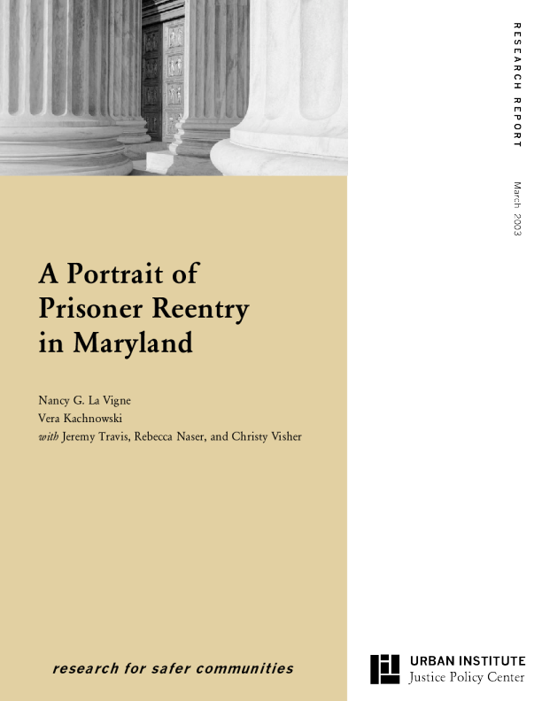 A Portrait Of Prisoner Reentry In Maryland a-portrait-of-prisoner-reentry-in-maryland