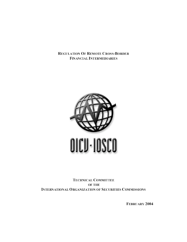Regulation Of Remote Cross-Border Financial Intermediaries
