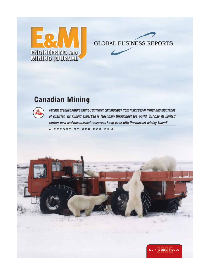 加拿大矿业2006年E&MJ发布