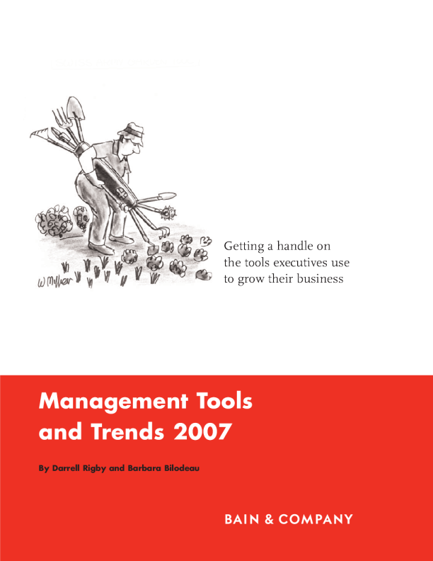 2007年管理工具和趋势