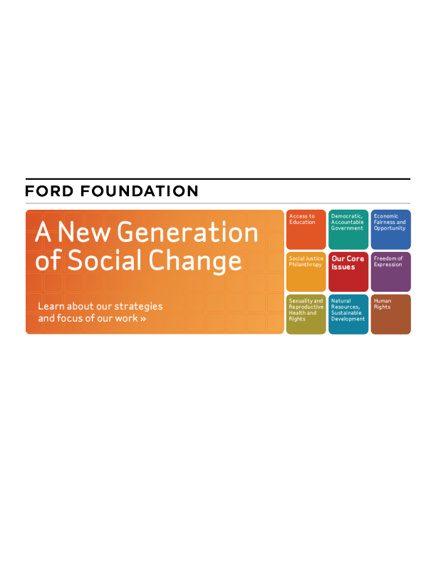 A New Generation of Social Change