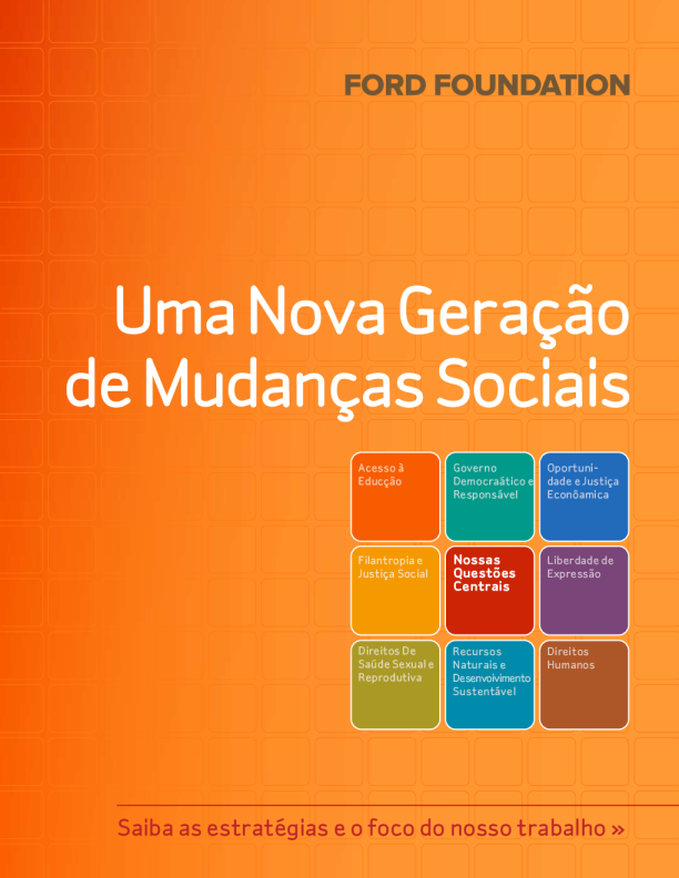 Uma Nova Geração de Mudanças Sociais