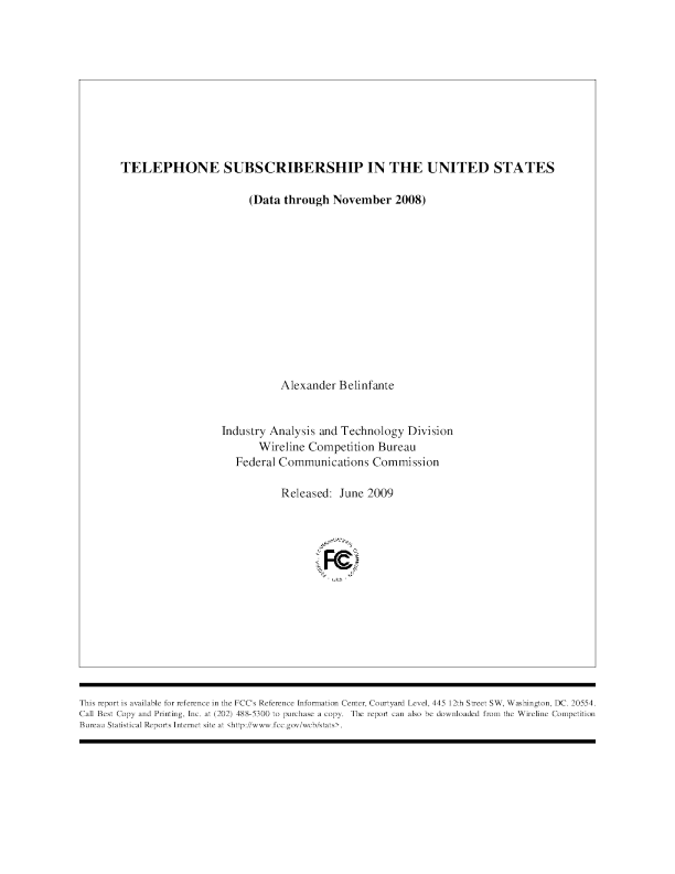 美国的电话订户