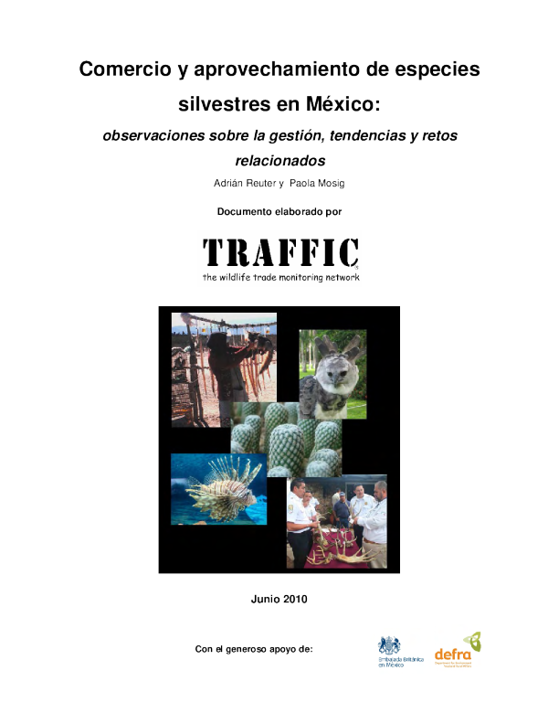 《墨西哥野生生物的商业利用：关于管理、趋势和相关的挑战的观察》