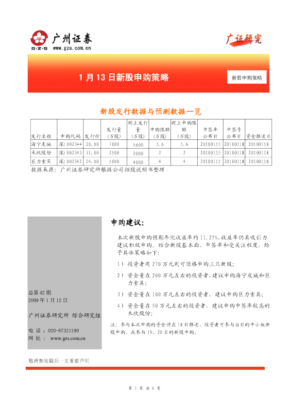 新股申购策略