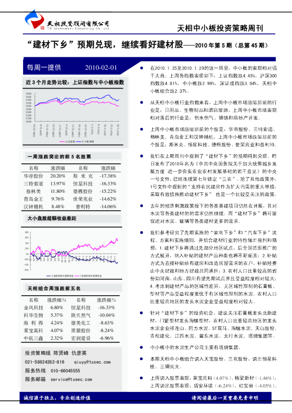 “建材下乡”预期兑现,继续看好建材股