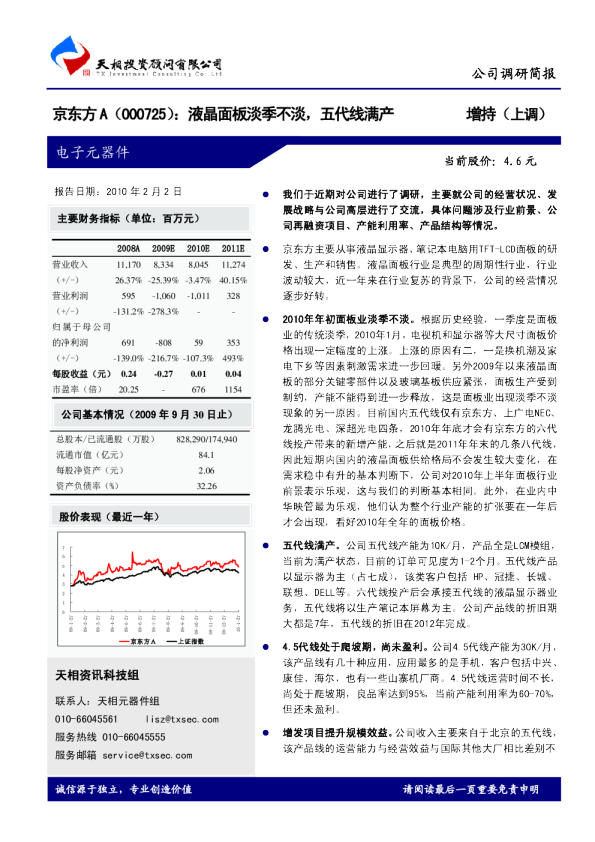 液晶面板淡季不淡,五代线满产