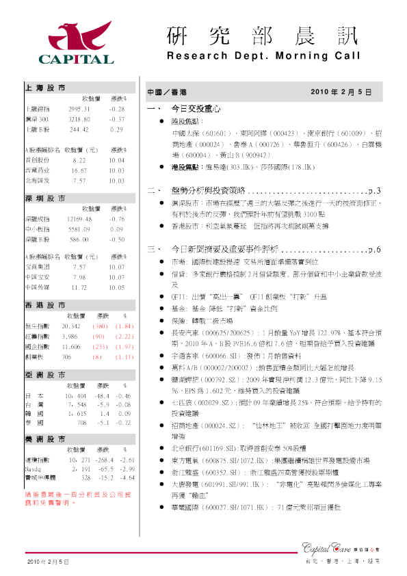 群益证券研究晨讯