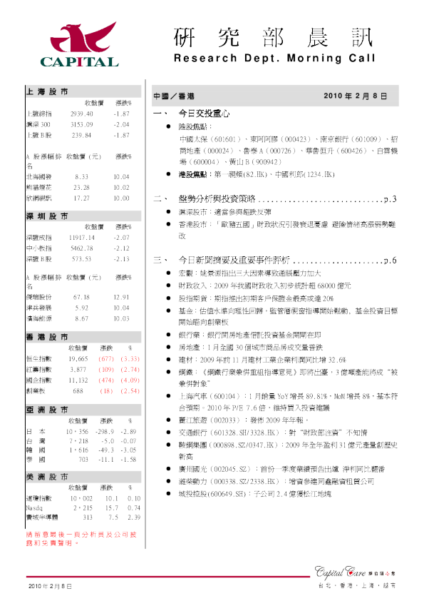 群益证券研究部晨讯