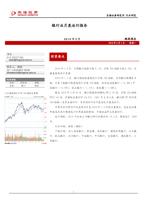 银行行业月度运行报告