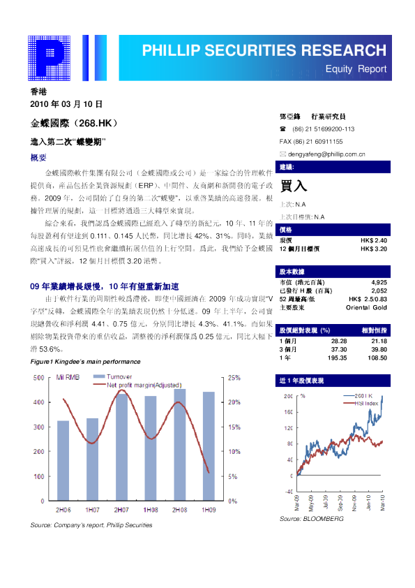 金蝶国际：进入第二次“蝶变期”