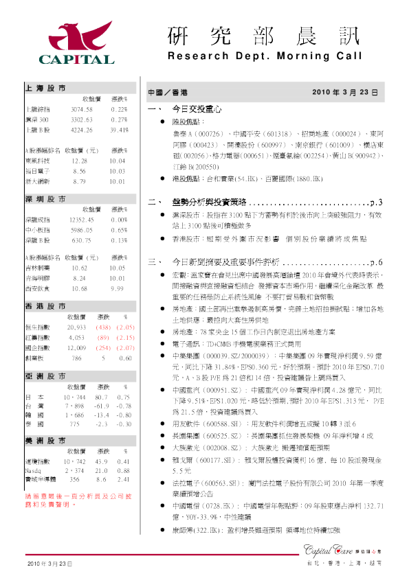 群益证券研究部晨讯