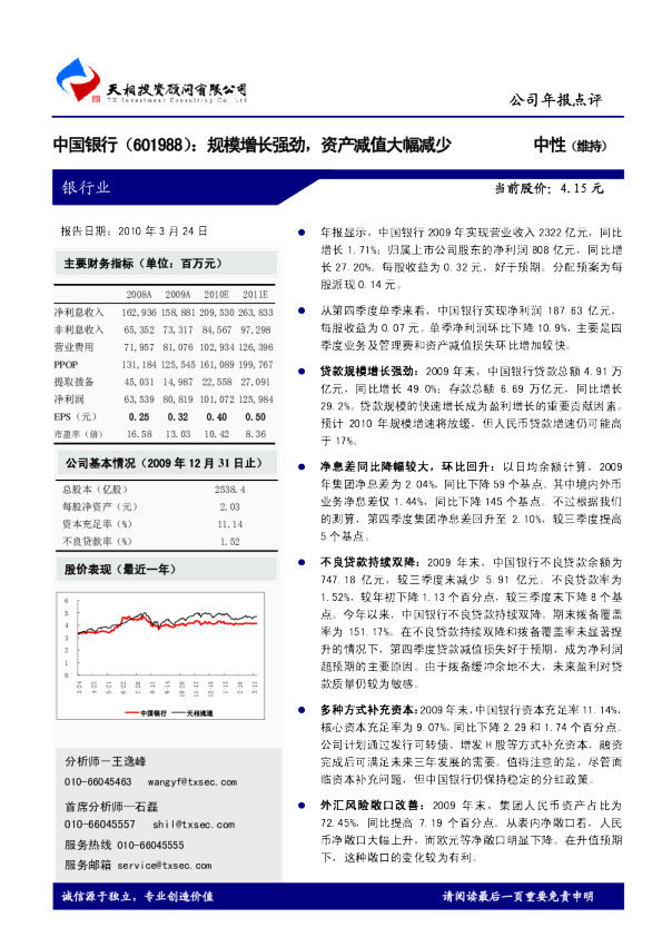 规模增长强劲，资产减值大幅减少