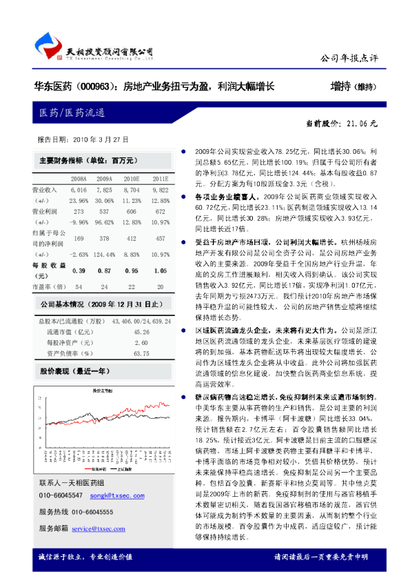 房地产业务扭亏为盈，利润大幅增长