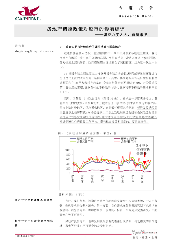 房地产调控对股市的影响：调控力度之大,前所未有