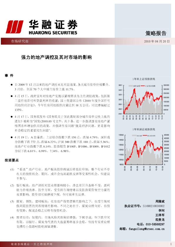 强力地产调控及其对市场的影响