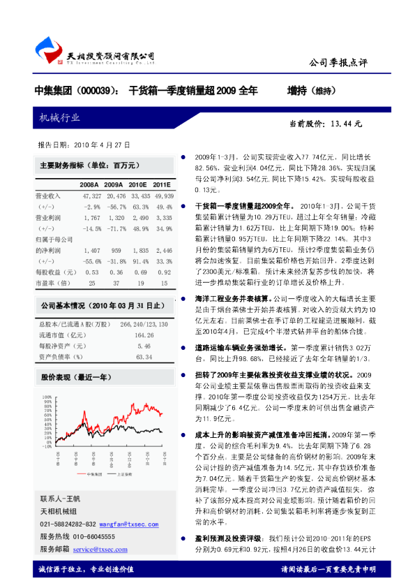 干货箱一季度销量超2009全年