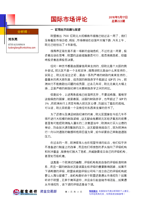 国际市场评论总第222期