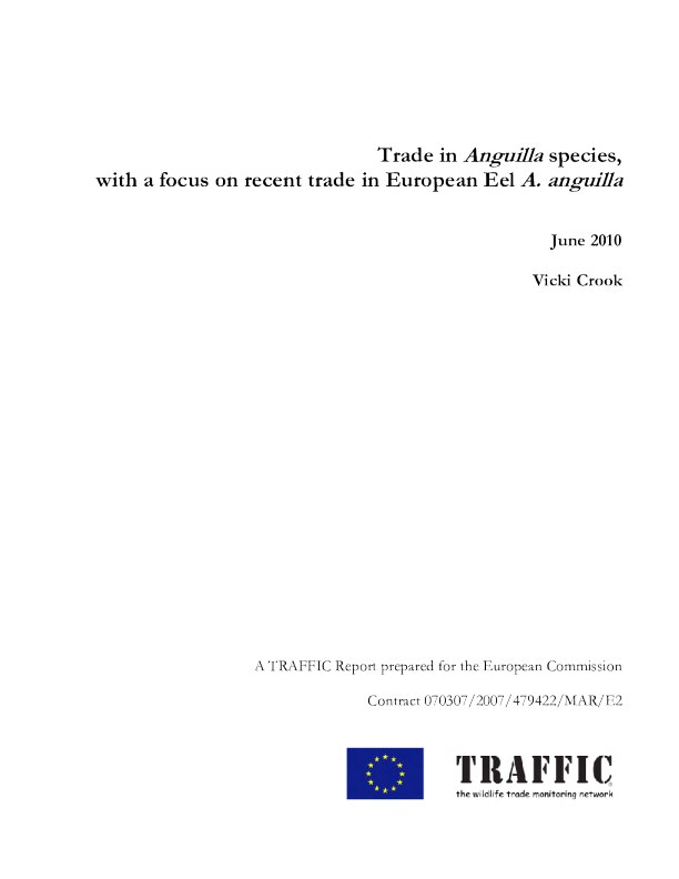 贸易活动涉及安圭拉物种，重点为近年来欧洲鲑鱼 Anguilla anguilla 的贸易情况。