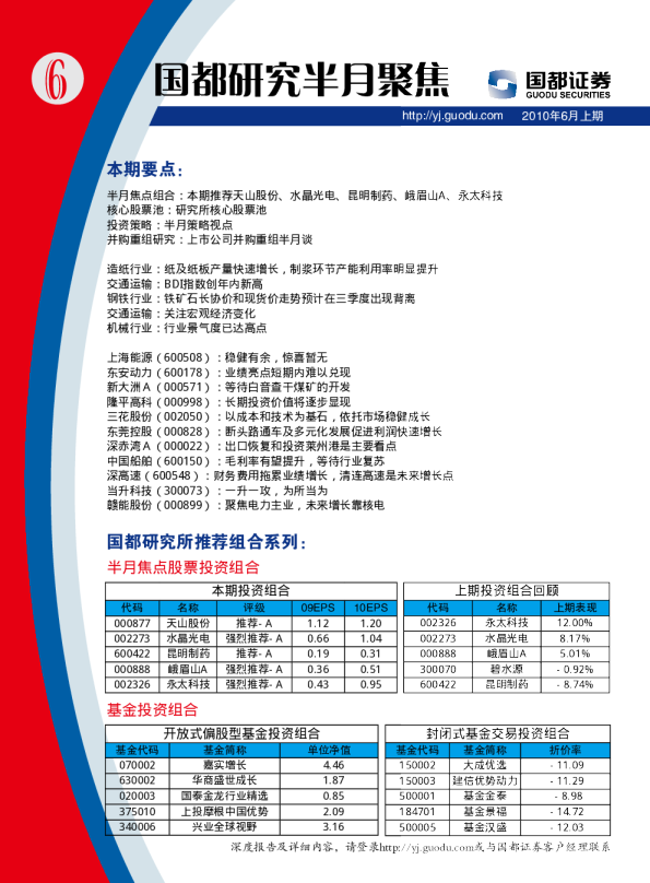 国都研究半月聚焦2010年6月上