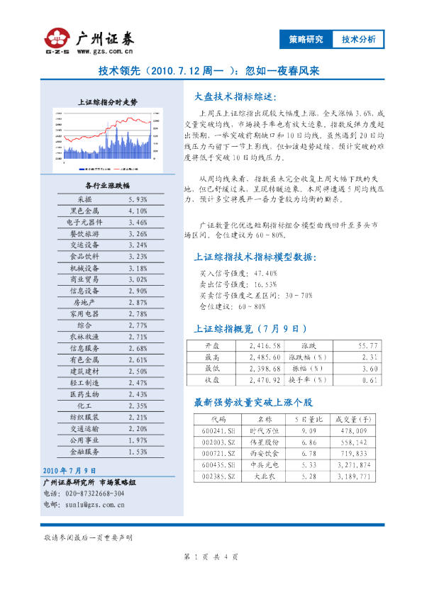 技术领先：忽如一夜春风来