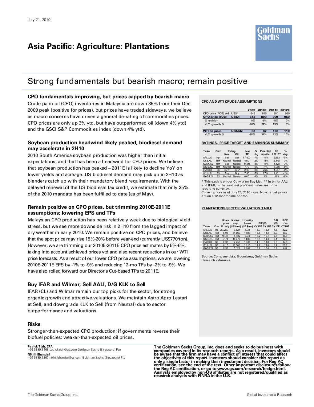 Agriculture Strong Fundamentals But Bearish Macro Remain