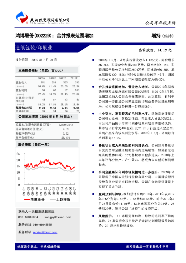 合并报表范围增加