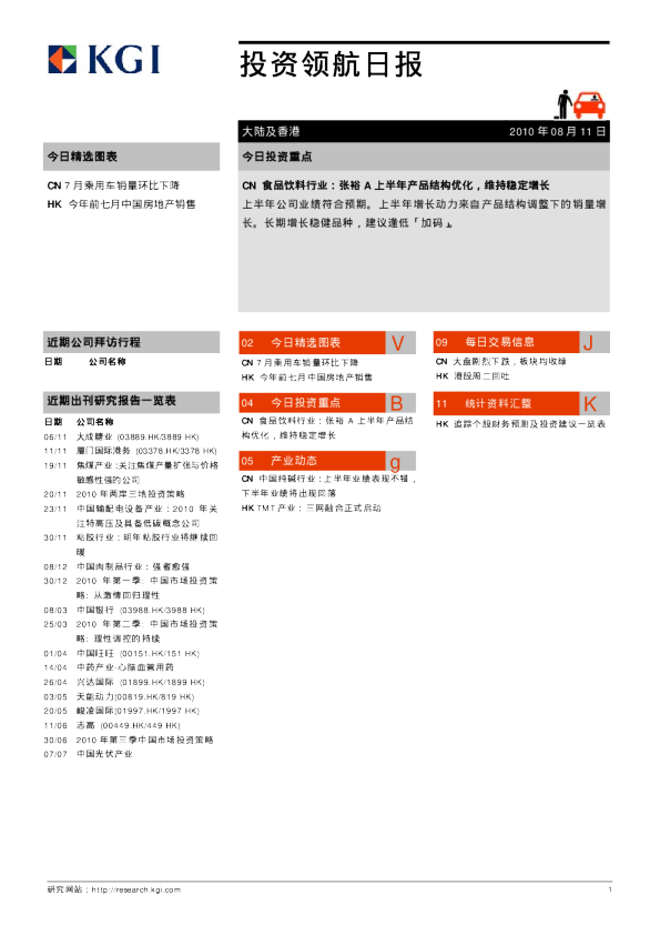 凯基证券投资领航日报
