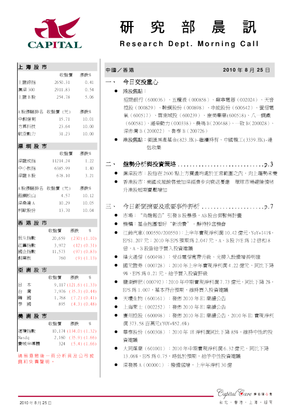 群益证券研究部晨讯