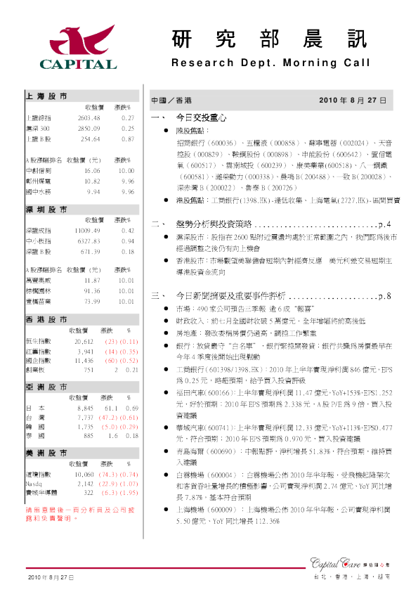 群益证券研究部晨讯