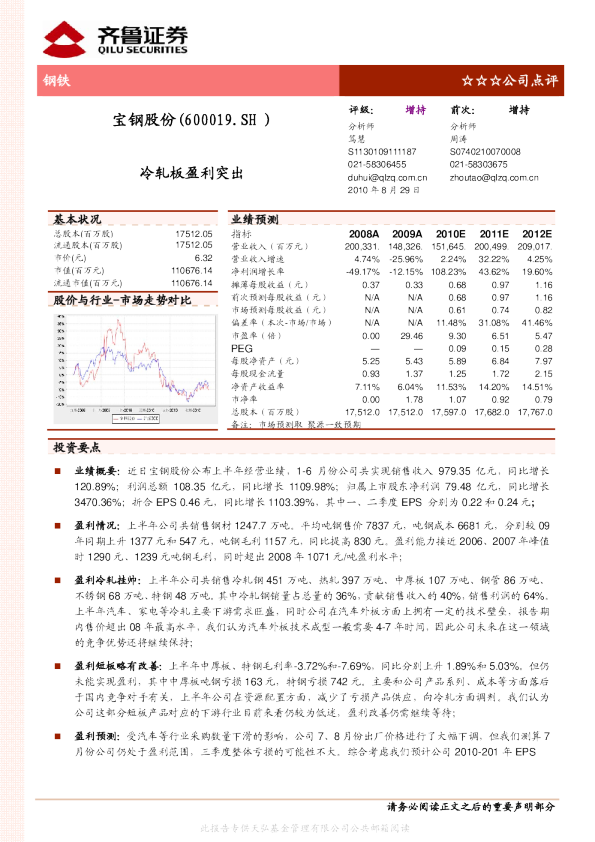 冷轧板盈利突出