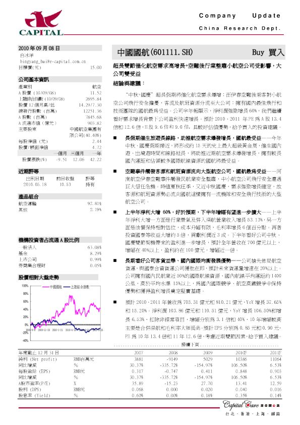 超长双节催化航空需求高增长