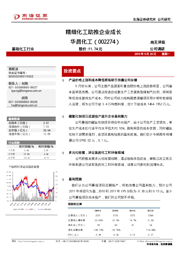 精细化工助推企业成长
