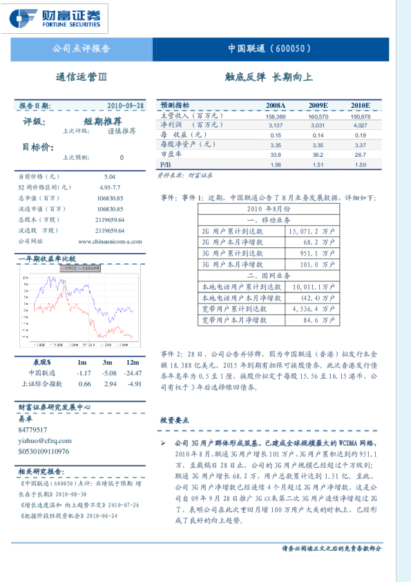 触底反弹，长期向上
