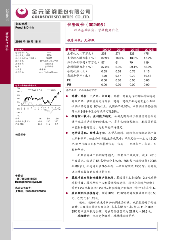 技术基础扎实，营销能力出