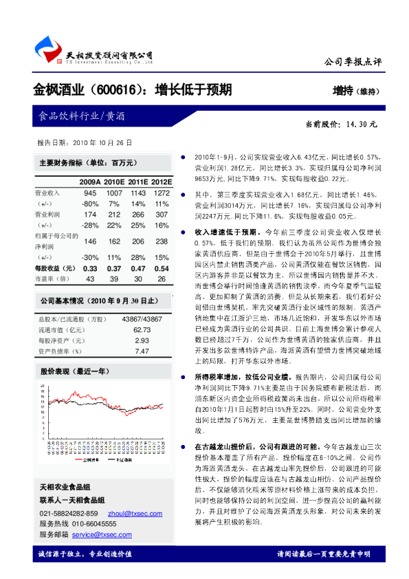 增长低于预期