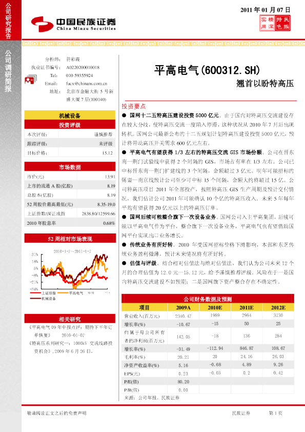 翘首以盼特高压