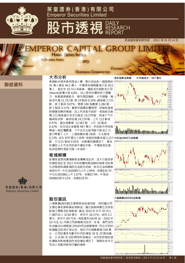 英皇证券股市透视