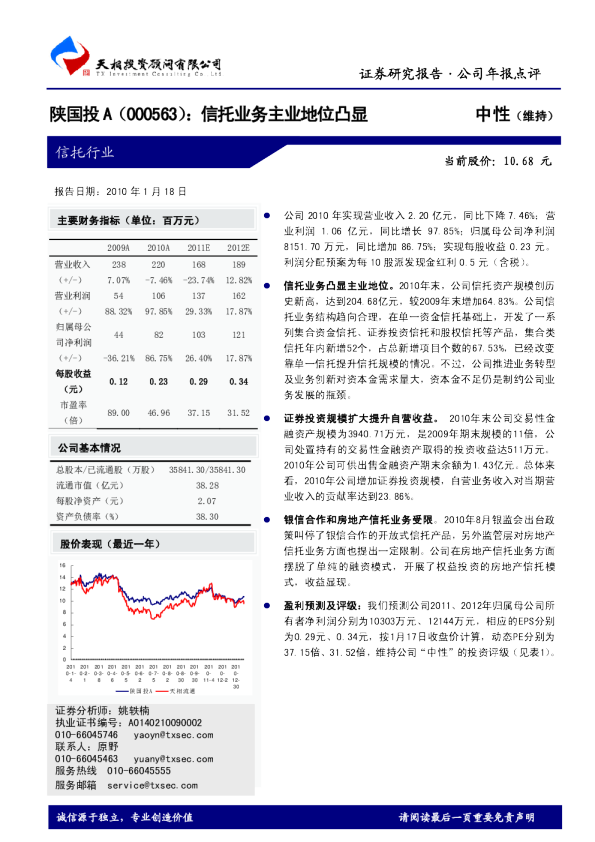 信托业务主业地位凸显
