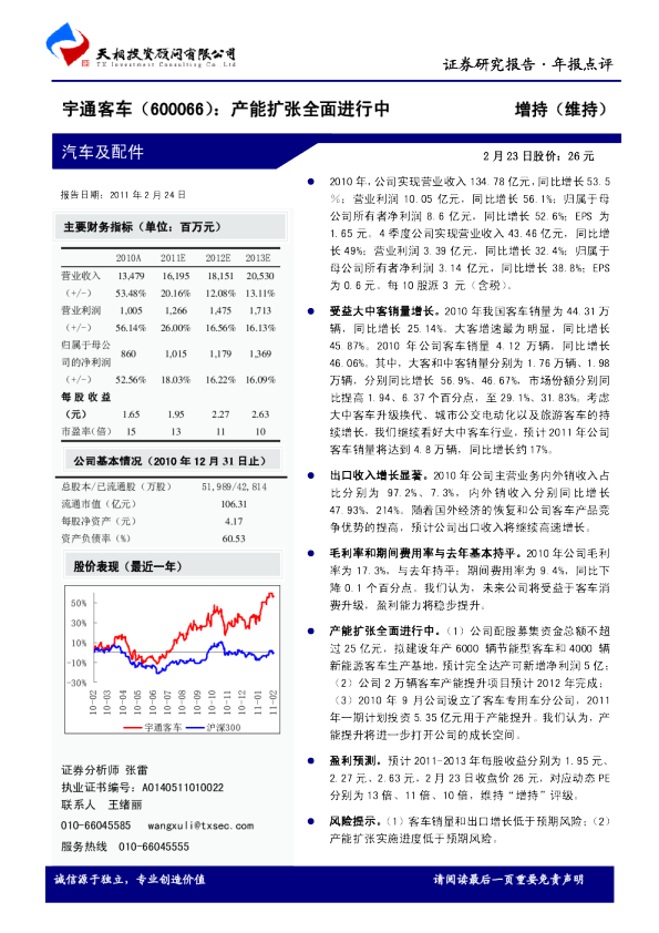 产能扩张全面进行中