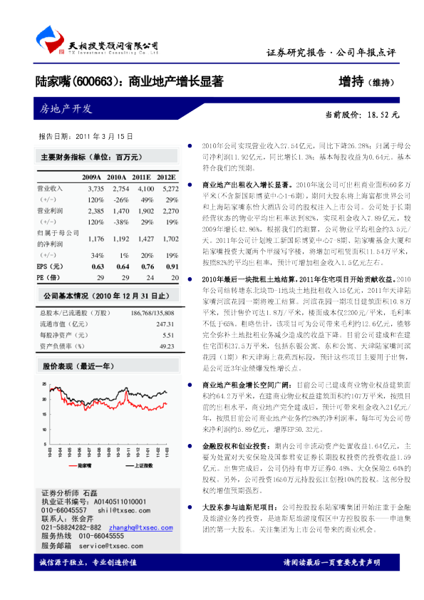 商业地产增长显著
