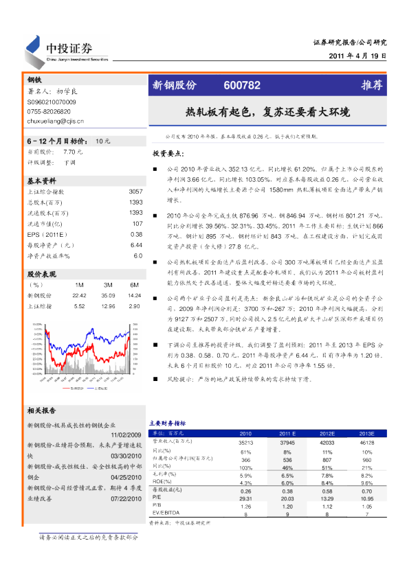 热轧板有起色,复苏还要看大环境