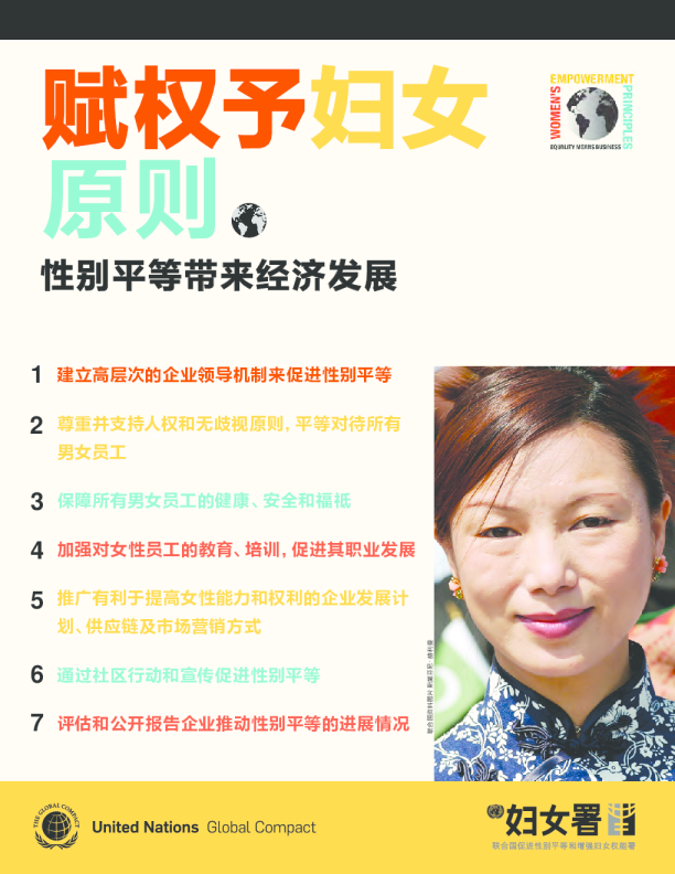 Women’s Empowerment Principles: Equality Means Business