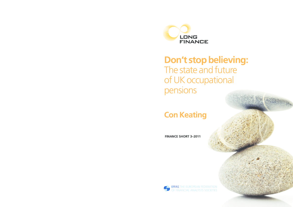 不要停止相信：英国职业养老金的现状和未来