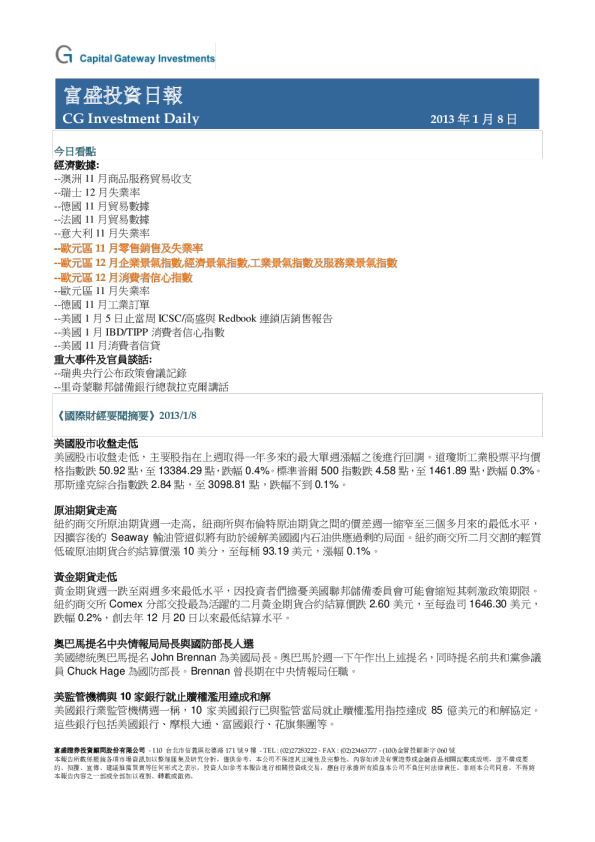 富盛证券投资日报
