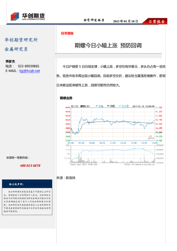 期螺今日小幅上涨,预防回调